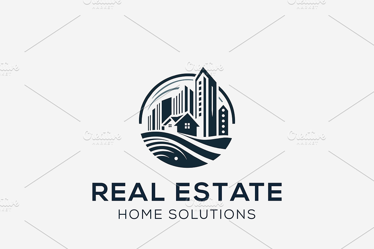 Logo for real estate home solutions, a Branding & Logo Template by efuturestudio (Photo 1 of 3)