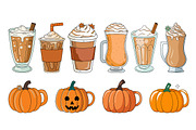 Autumn Drinks Clipart – 40 Cozy PNG, a Seasonal Illustration by Whimsy Brush Studio (Thumbnail 4 of 9)