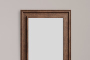 Frame Mockup #2410, Brown Portrait, a Print Template by Kzara Visual Concepts (Thumbnail 2 of 2)
