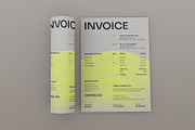 Grey Green Creative Invoice, a Stationery Template by Neermana (Thumbnail 3 of 4)