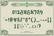 Aquenta Fracta, a Blackletter Font by ilhamtaro (Thumbnail 8 of 10)