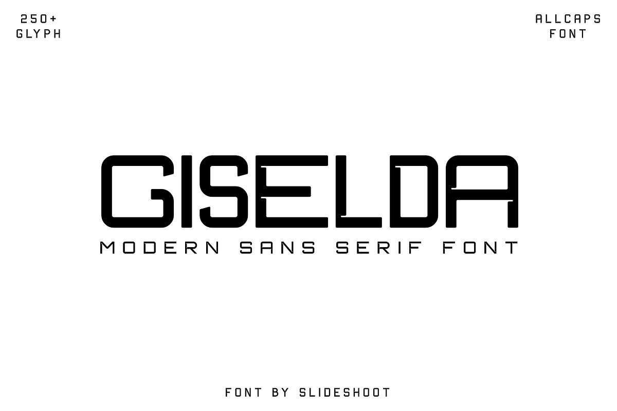Giselda Sans Serif Font, a Sans Serif Font by Idea Studio (Photo 1 of 13)
