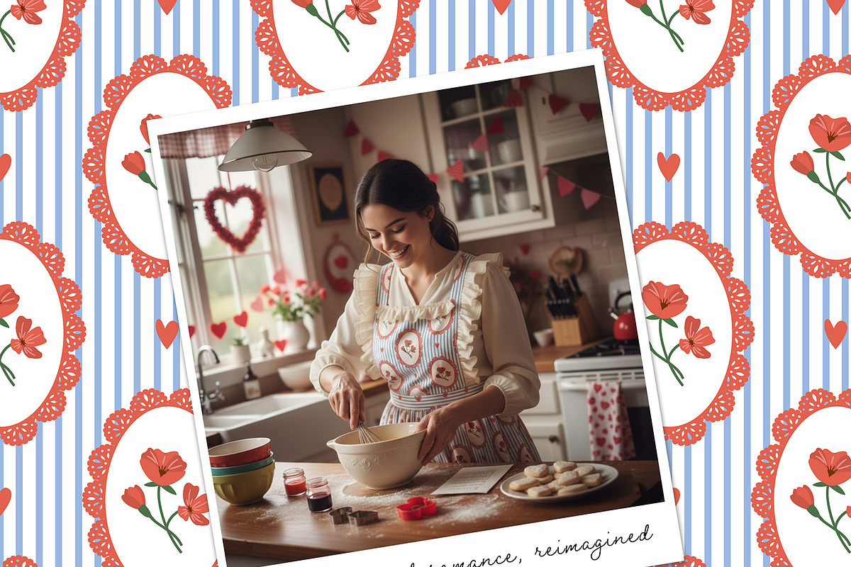 Heirloom Hearts - Seamless Pattern, a Pattern Graphic by Essentially Nomadic (Photo 11 of 13)