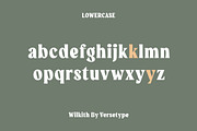 Wilkith Bold Serif, a Serif Font by Versetype (Thumbnail 11 of 12)