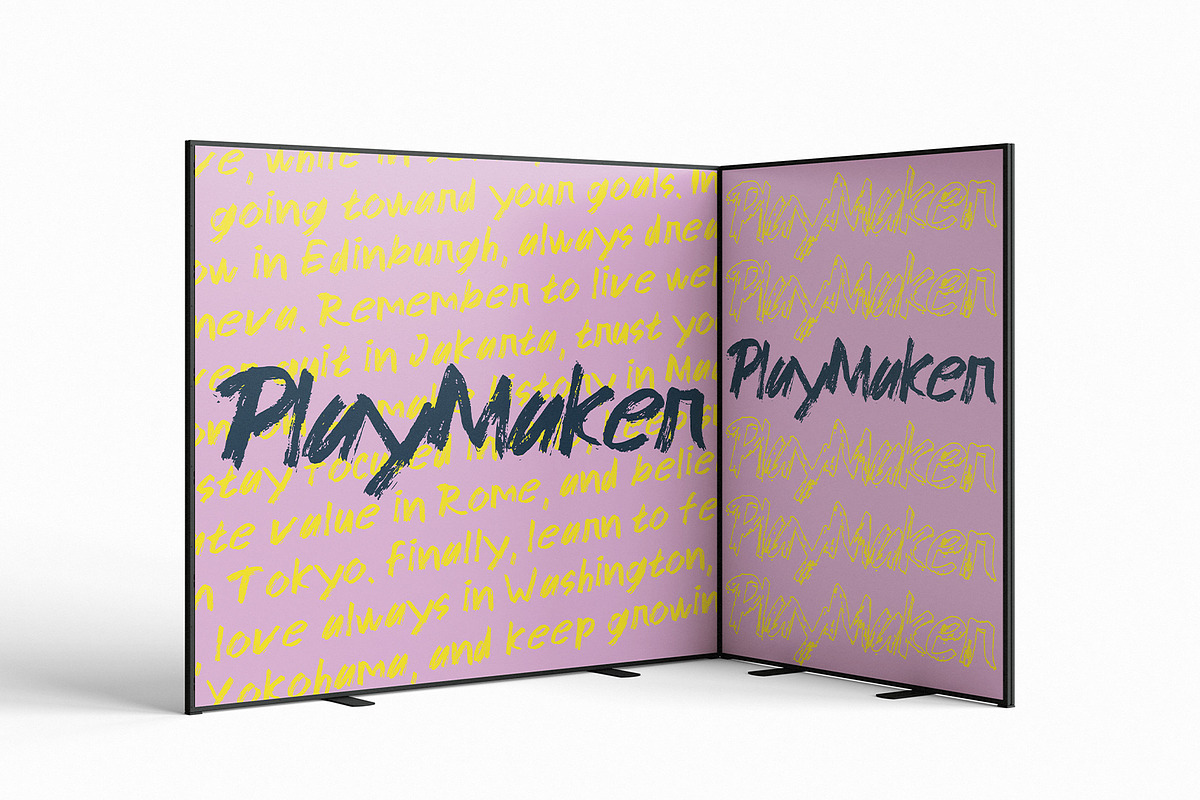 Ink Yugo - Brush Ink Raw Display, a Handwritten Font by ArtiXLabs (Photo 5 of 9)