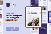 Bold Fitness Coach Ebook Template, a Marketing Template by Mirely Creative Co (Thumbnail 1 of 8)