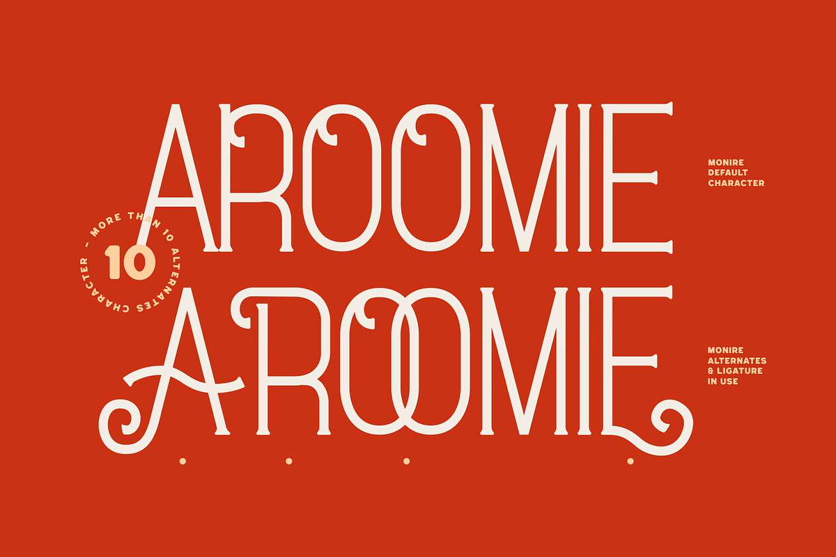 Monire - Classy Serif Typeface, a Serif Font by Imoodev (Photo 3 of 5)
