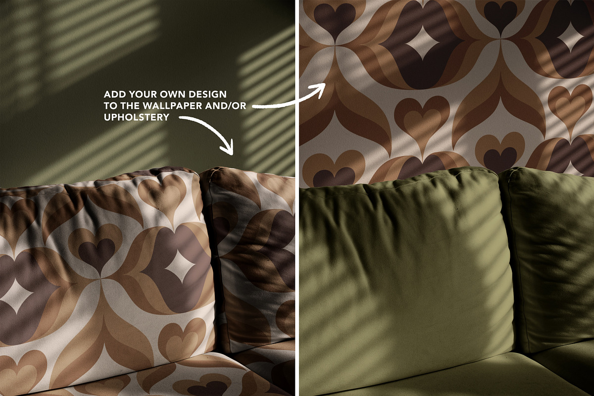 Upholstered Couch Interior Mockup, a Household Mockup by Andrea Muller (Photo 2 of 7)