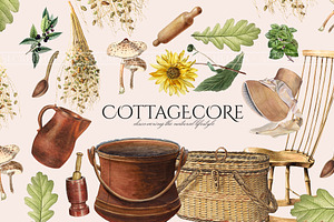 Cottagecore Clipart Set