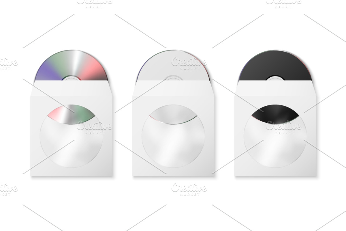 CD Cover (AI, EPS, SVG, PSD), an Object Graphic by Gomolach