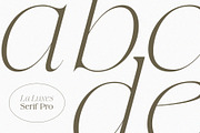 La Luxes Serif Pro 12 Font Family, a Serif Font by Sam Parrett (Thumbnail 9 of 12)
