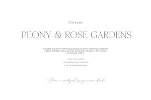 Peony & Rose Gardens - Library