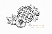 Thanksgiving dinner - Vector food, a Food Illustration by Aquatinta (Thumbnail 3 of 7)