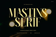 Mastins Elegant Serif Font, a Serif Font by Graphicxell (Thumbnail 1 of 8)