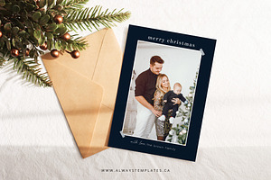 Christmas Card Template CC129