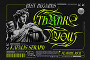 Katalis Seraph Typeface, a Blackletter Font by alit design (Thumbnail 20 of 20)