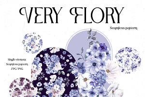 Very Flory. Seamless Pattern