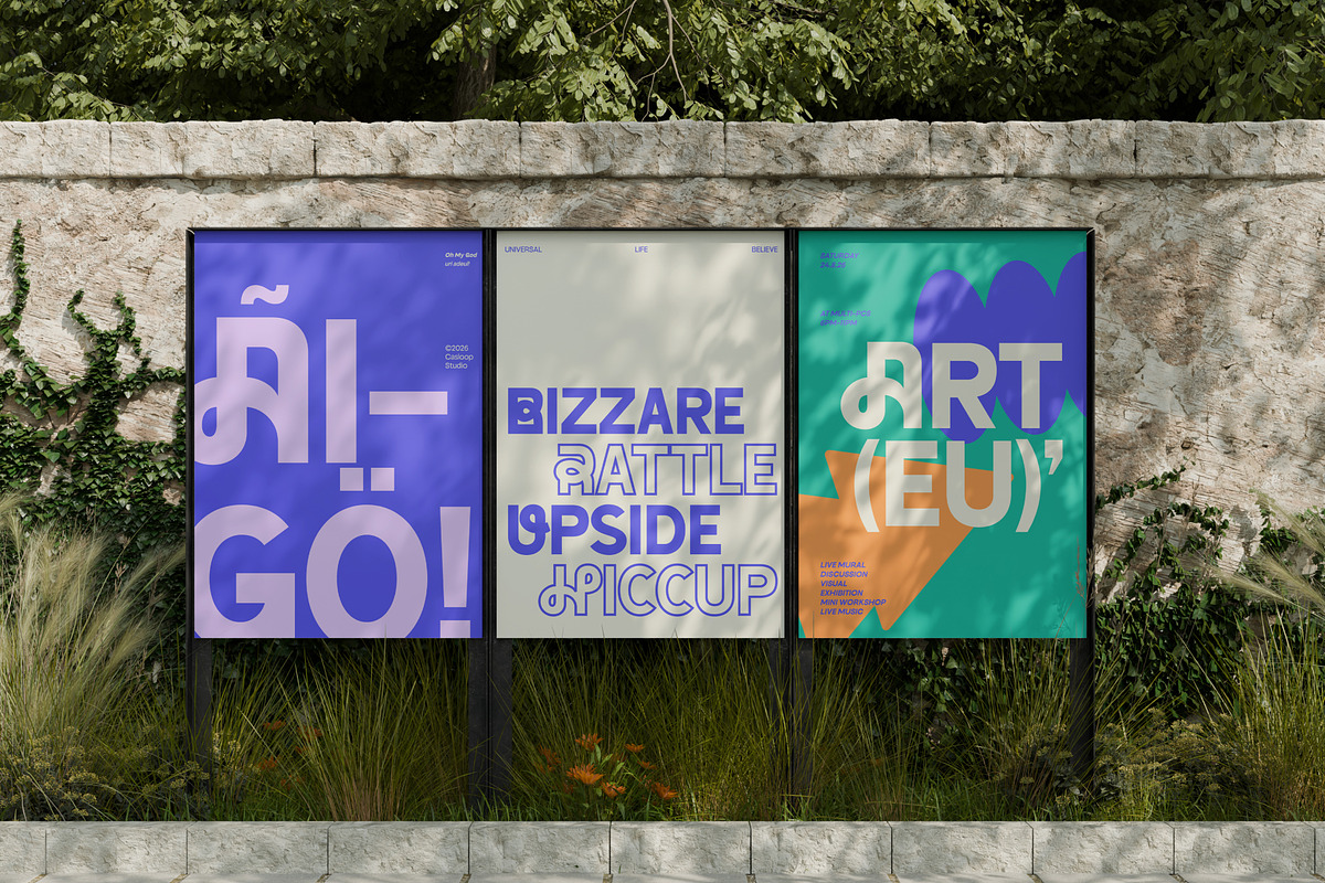 ANTEX - Bold Playful Quirky Font, a Sans Serif Font by Casloop Studio (Photo 9 of 11)