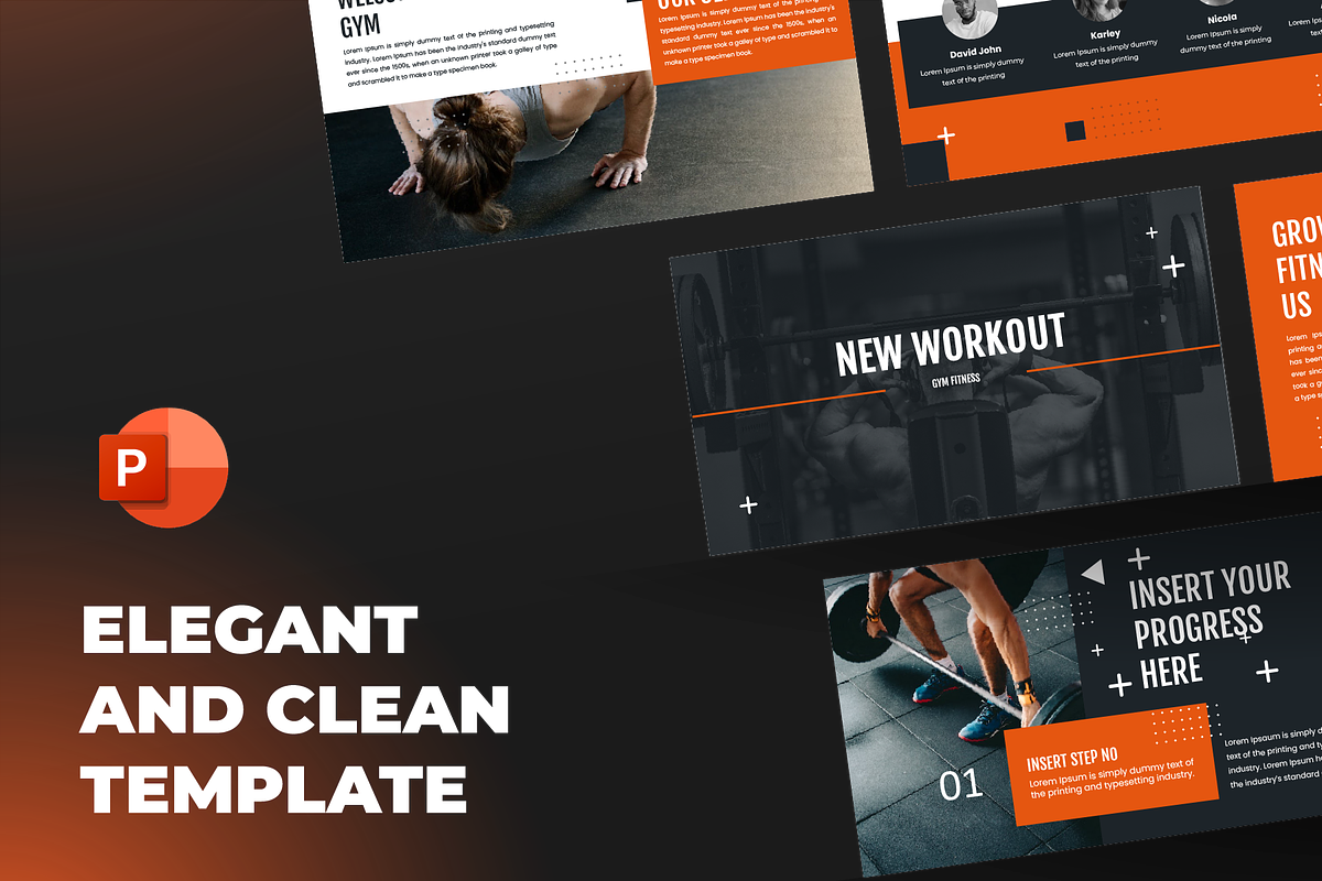 Max-GYM Presentation PowerPoint Temp, a Presentation Template by Pixel Blend (Photo 5 of 6)