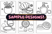 Bold Easy Cosmetics Coloring Book, a Healthcare Illustration by Craftsbeefy (Thumbnail 3 of 4)