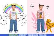 Realistic Kids Girl T-Shirt Mockups, a Shirt Mockup by Hi, Mock-Up! (Thumbnail 6 of 13)