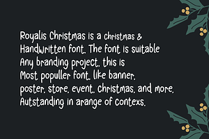 Royalis Christmas Font