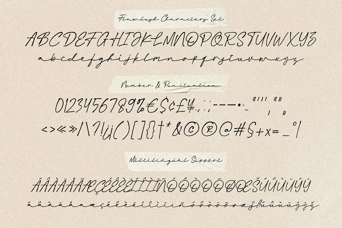 Flawlush - Elegant Script, a Script Font by Invasi Studio (Photo 11 of 12)