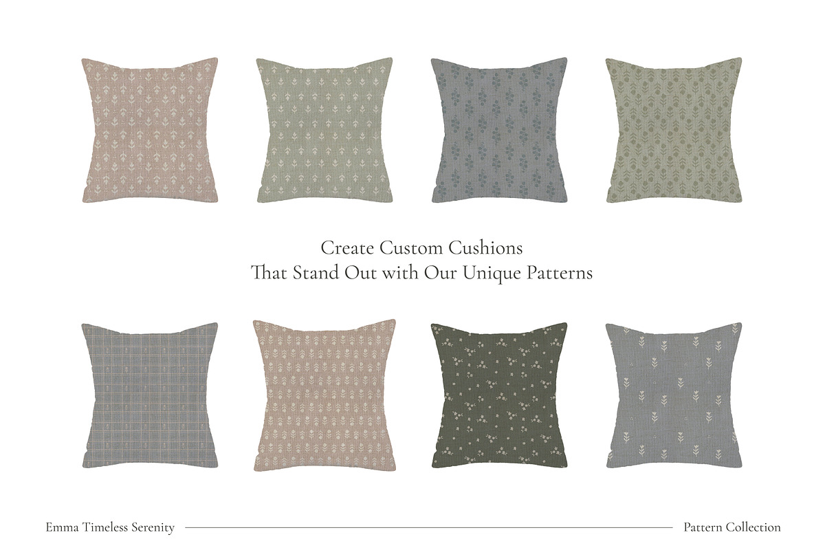 Timeless Serenity Pattern Collection, a Pattern Graphic by Emilie Cliche (Photo 3 of 9)