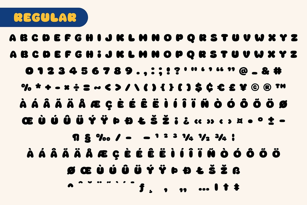 Fox Milky: 3 Font Styles, a Symbol Font by Fox7 By Rattana (Photo 9 of 12)