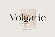 Volgarie - Modern Serif Font, a Serif Font by Flawless And Co (Thumbnail 1 of 10)
