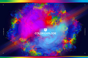 Color Explode Abstract PSD Artwork, a Social Media Template by angelicafx (Thumbnail 5 of 5)
