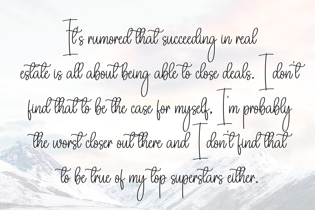 Berlina Signature | Script Font, a Handwritten Font by Scratchones (Photo 6 of 8)