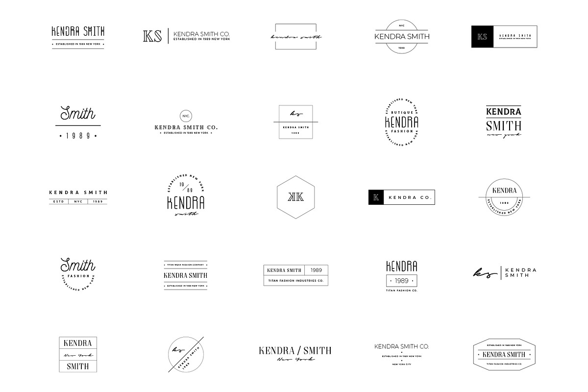 380 Stylish & Minimal Logos, a Branding & Logo Template by Graphicdome (Photo 6 of 18)