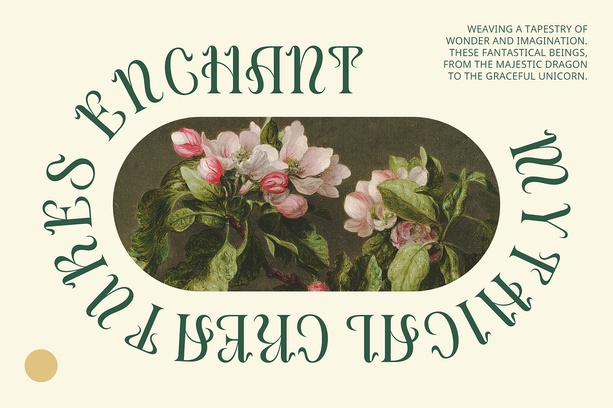 CS Bailey – Art Nouveau Font, a Serif Font by Craft Supply Co. (Photo 6 of 8)