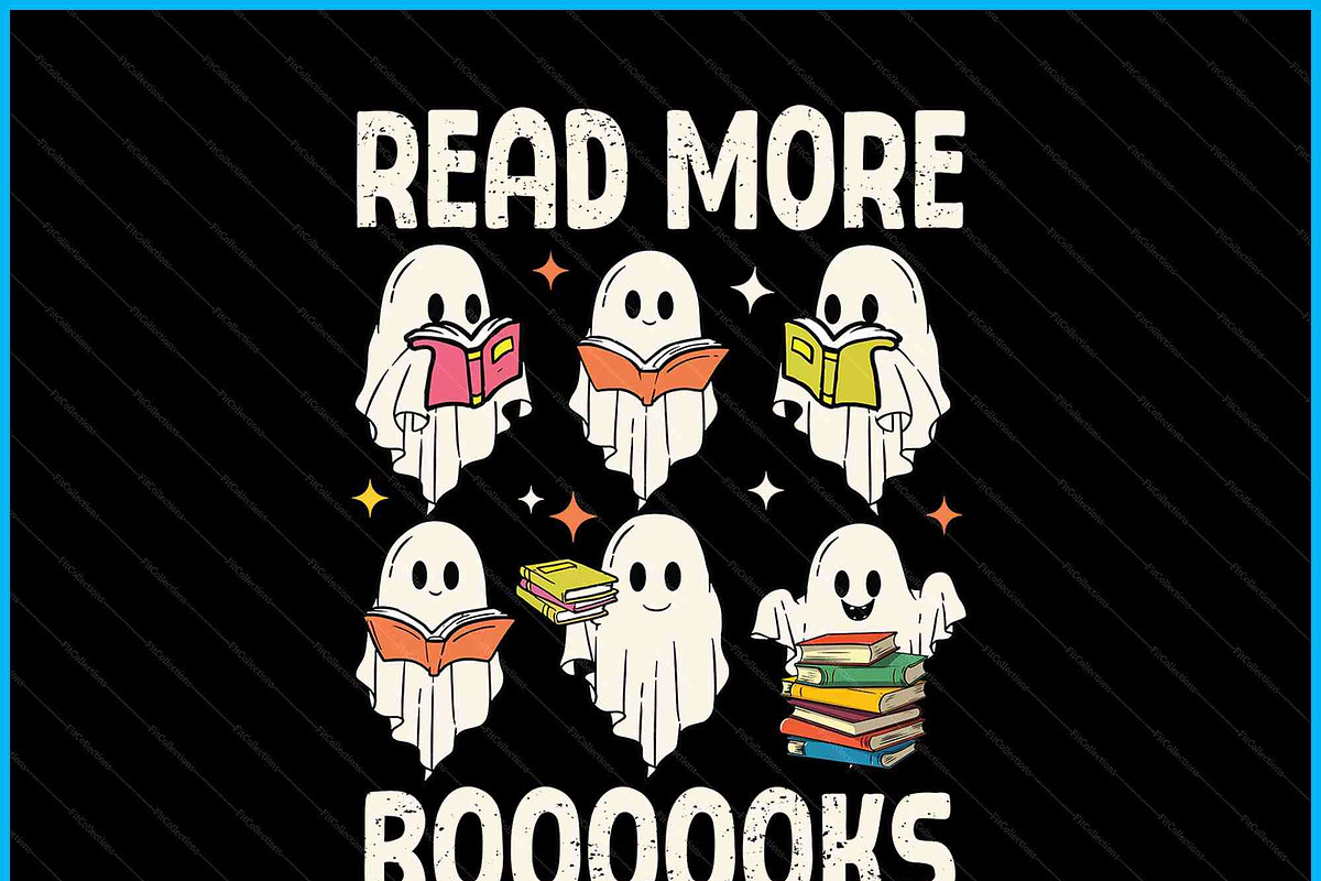 Halloween Ghost Librarian Teacher, a Graphic by Creativeusart (Photo 2 of 4)