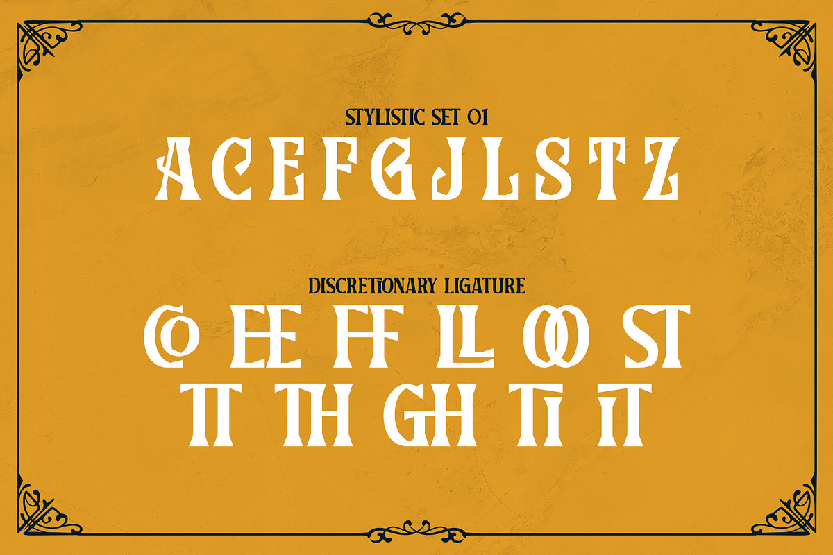 Ghootcity, a Symbol Font by Vintage Division (Photo 13 of 15)