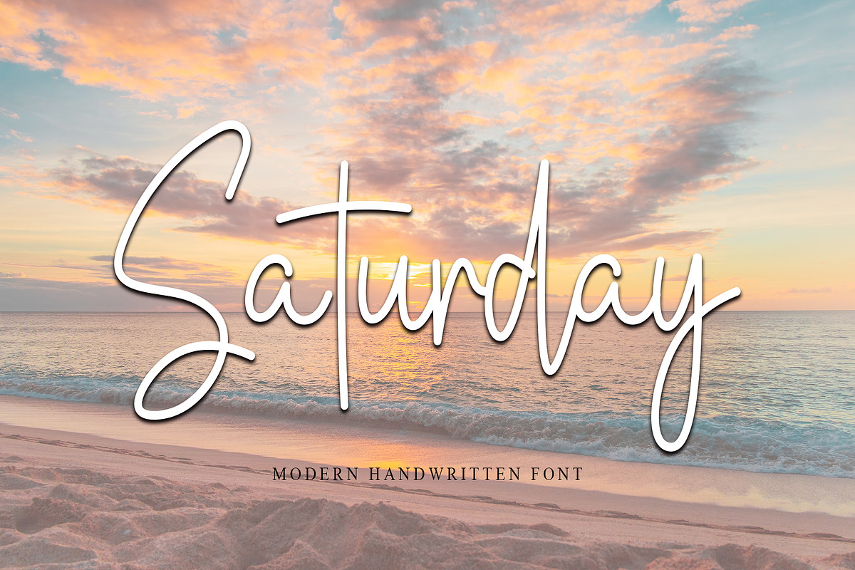 Saturday, a Handwritten Font by InermediaSTUDIO (Photo 1 of 5)