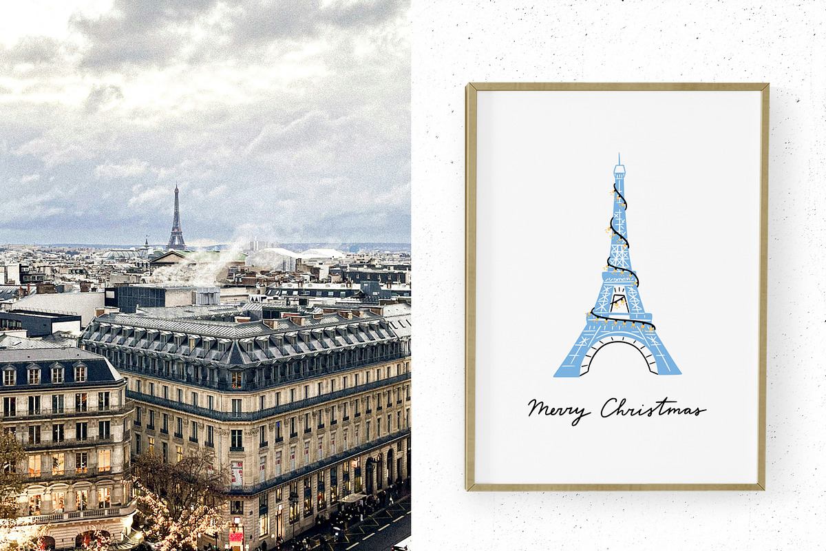 Christmas In Paris, an Illustration by Redchocolate (Photo 5 of 7)