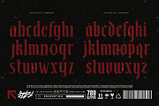 Dark Brutal Typeface, a Blackletter Font by alit design (Thumbnail 13 of 17)