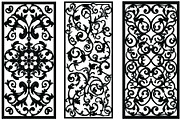 Elegant Lasercut Panel Vector Set, an Illustration by Amazin_art (Thumbnail 20 of 21)