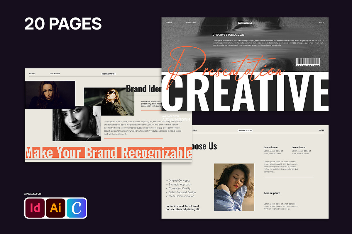 Creative Business Presentation Deck, a Presentation Template by Devators (Photo 1 of 5)