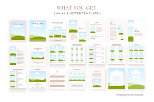 Line Sheet Wholesale Canva Template