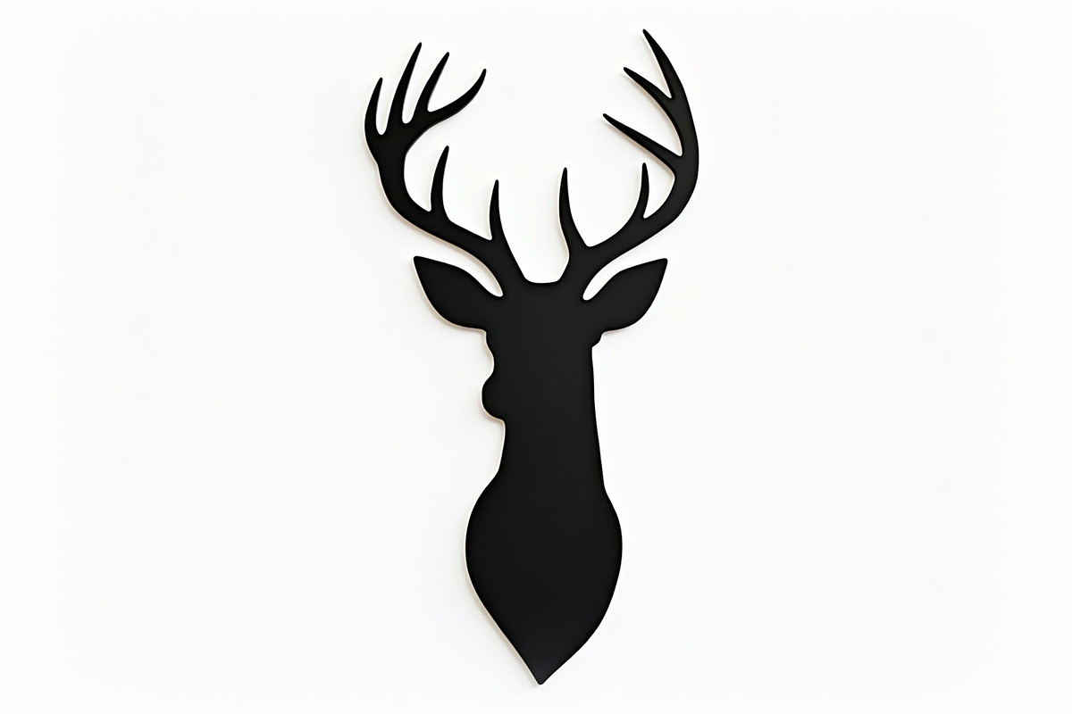 Deer Head Silhouette Vector Bundle,, an Illustration by Amazin_art (Photo 6 of 19)