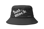 Black Bucket Hat Mockup Template, a Hat Mockup by graphypix (Thumbnail 3 of 4)