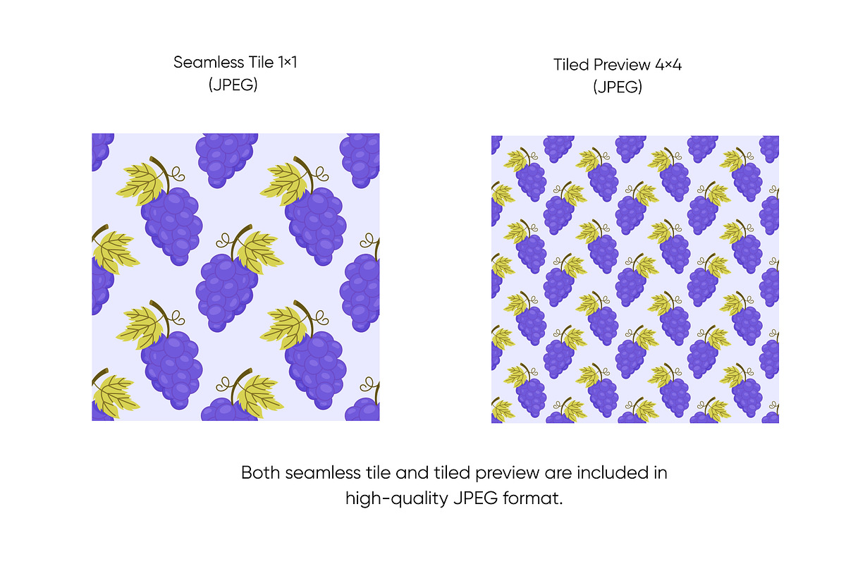 Fruity Seamless Pattern Set, a Food Illustration by Bielousova Art (Photo 3 of 9)