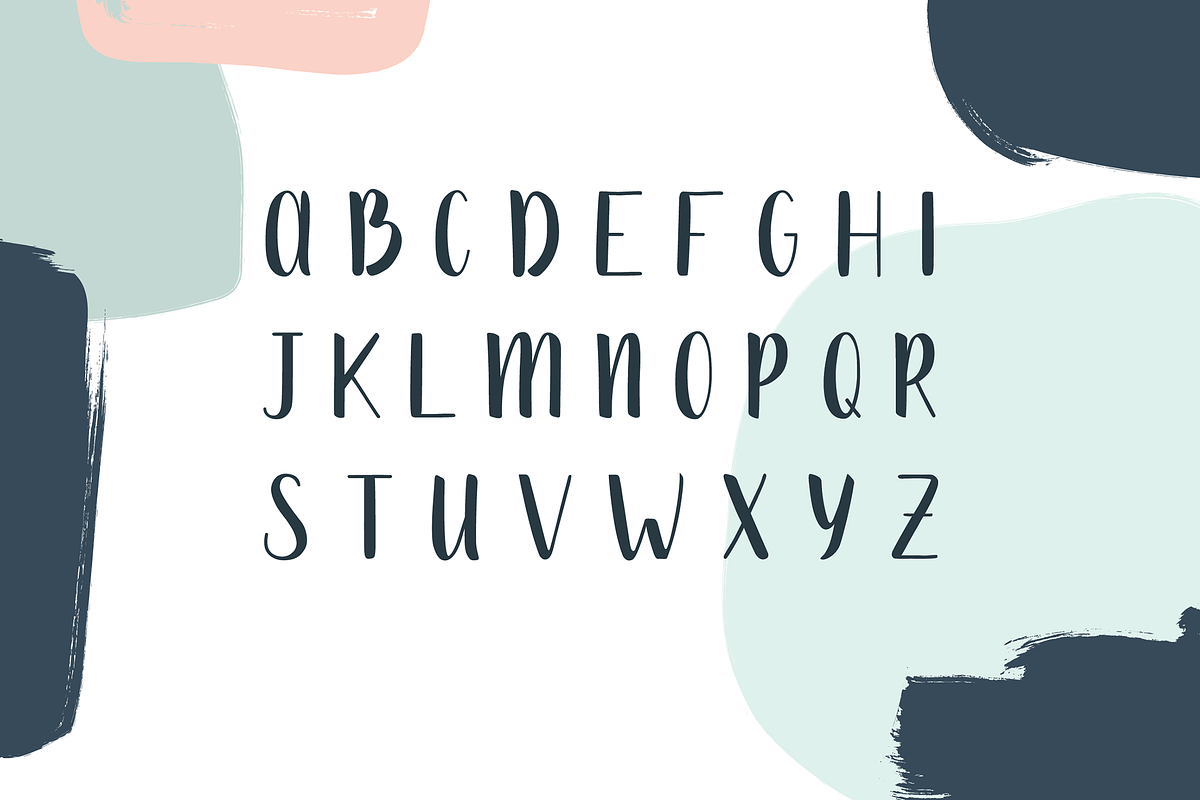 Mona Handwriting Font preview 2