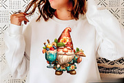 Summer Gnome Clipart Bundle, an Illustration by SVGArt (Thumbnail 9 of 9)