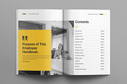 Employee Handbook Template, a Brochure Template by E-Type (Thumbnail 2 of 9)