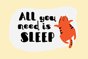Sleepy Fat Cat Typeface, a Font by Me55enjah Design (Thumbnail 6 of 8)