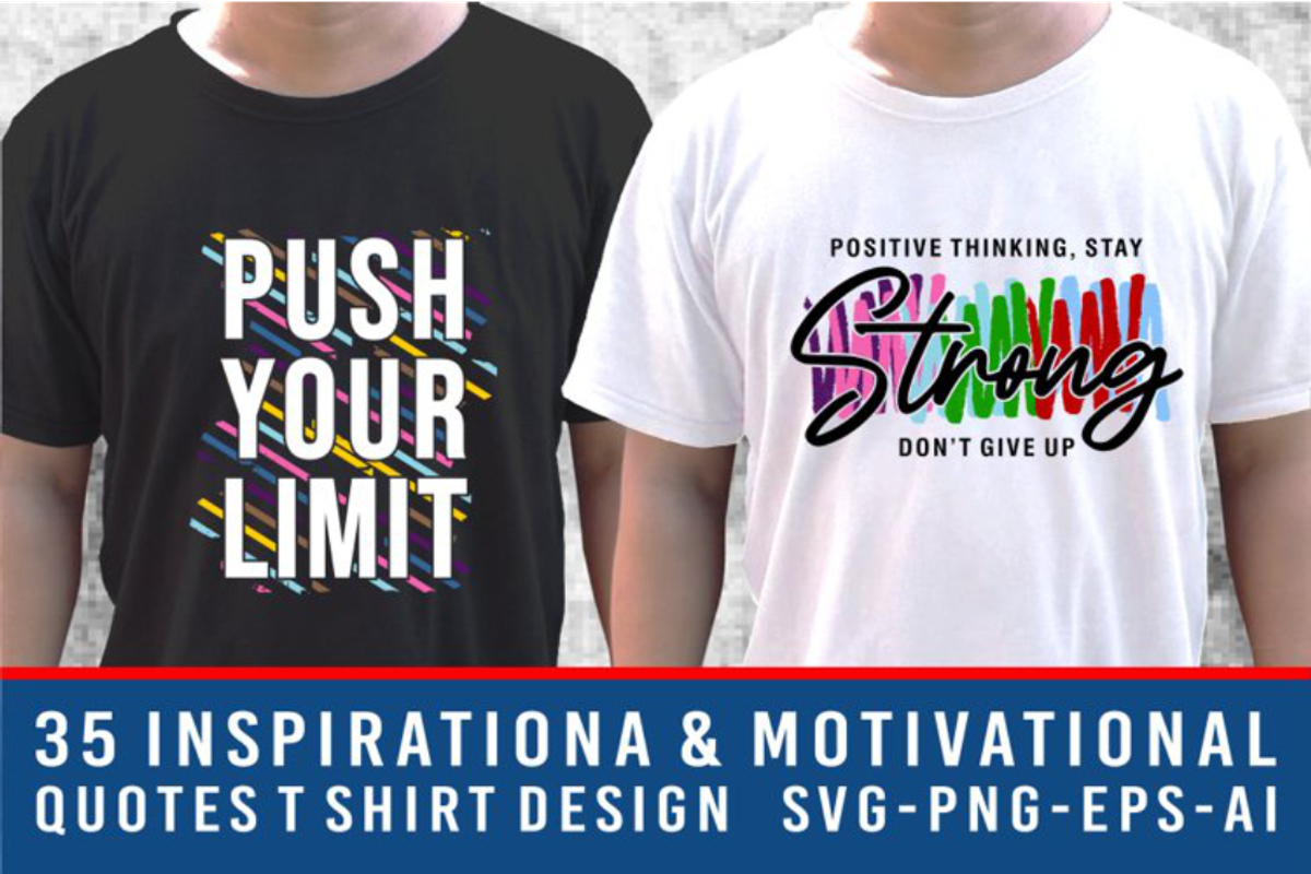 Quotes T shirt Design Bundle, a Graphic by D2PUTRI (Photo 10 of 17)